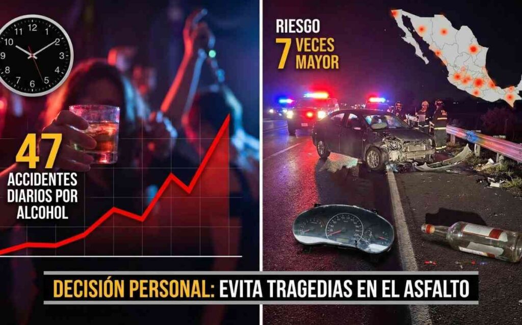 Accidentes en carreteras mexicanas: un desafío persistente vinculado al alcohol Accidentes en carreteras mexicanas: un desafío persistente vinculado al alcohol