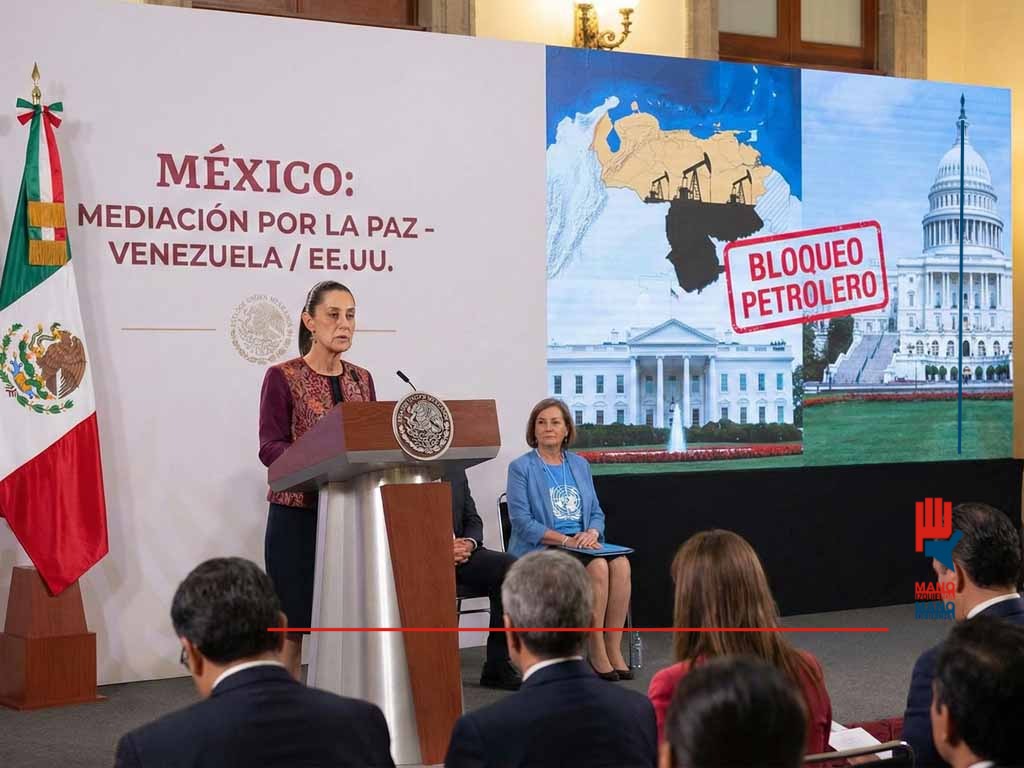 Claudia Sheinbaum impulsa mediación de México ante la tensión entre Venezuela y Estados Unidos Claudia Sheinbaum impulsa mediación de México ante la tensión entre Venezuela y Estados Unidos