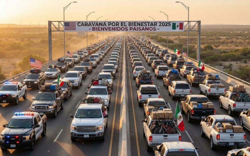 La Caravana por el Bienestar 2025: Un viaje que une a miles de paisanos en su regreso a México La Caravana por el Bienestar 2025: Un viaje que une a miles de paisanos en su regreso a México