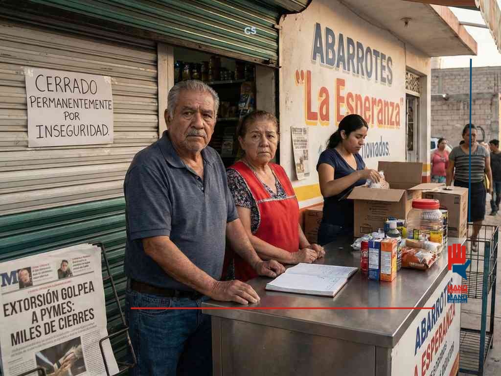 La sombra de la extorsión crece sobre las micro y pequeñas empresas mexicanas La sombra de la extorsión crece sobre las micro y pequeñas empresas mexicanas