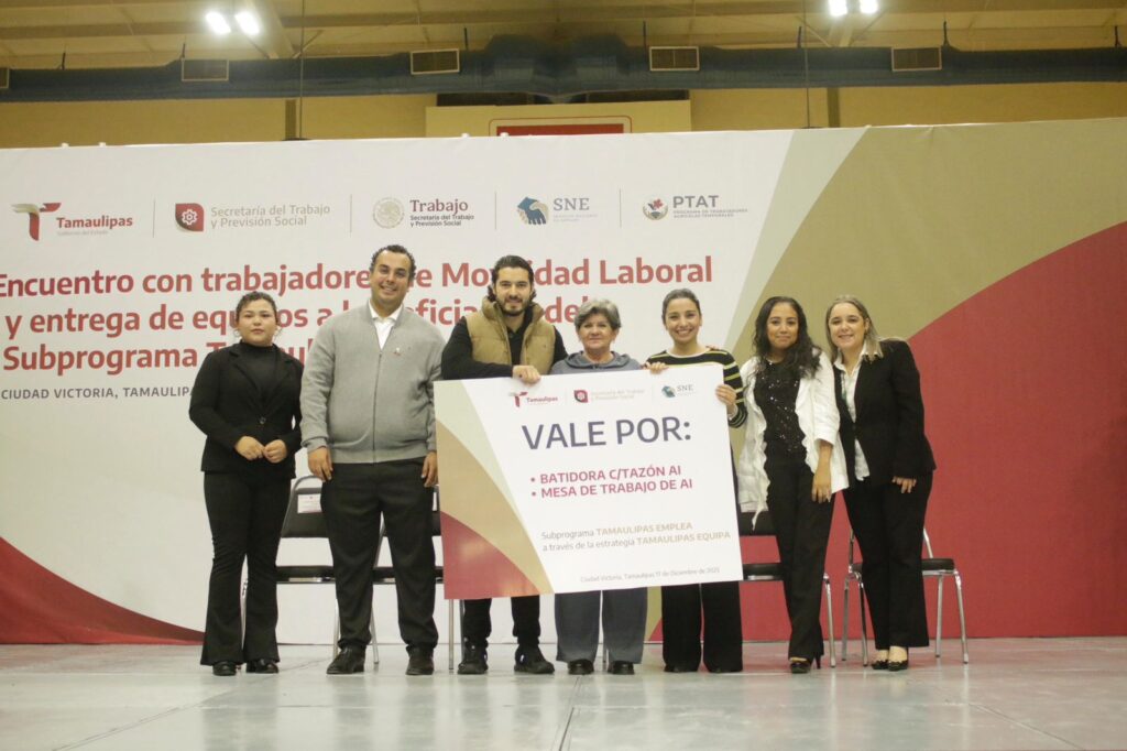 Entrega de Equipos impulsa la Capacitación Laboral en Ciudad Victoria