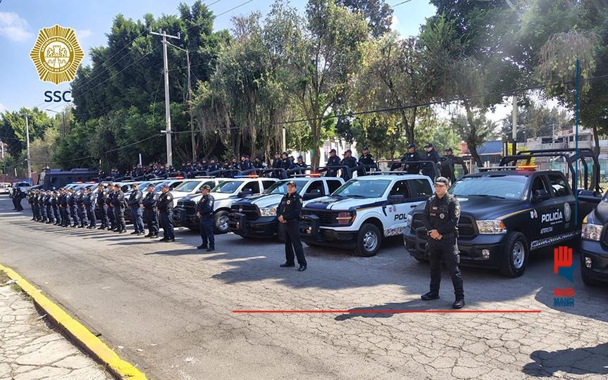 Refuerzan vigilancia policial en CDMX durante los últimos días de diciembre Refuerzan vigilancia policial en CDMX durante los últimos días de diciembre