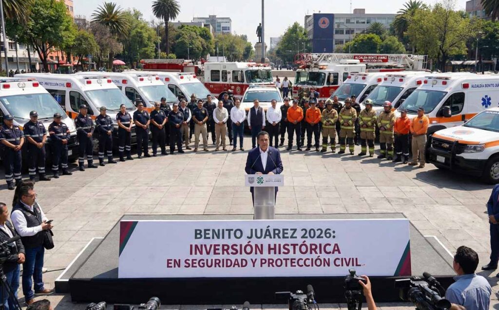 Seguridad en Benito Juárez: inversión histórica en protección civil para 2026 seguridad en Benito Juárez