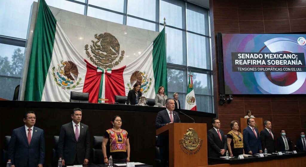 Senado Mexicano Reafirma Soberanía en Medio de Tensiones con Estados Unidos Senado Mexicano Reafirma Soberanía en Medio de Tensiones con Estados Unidos